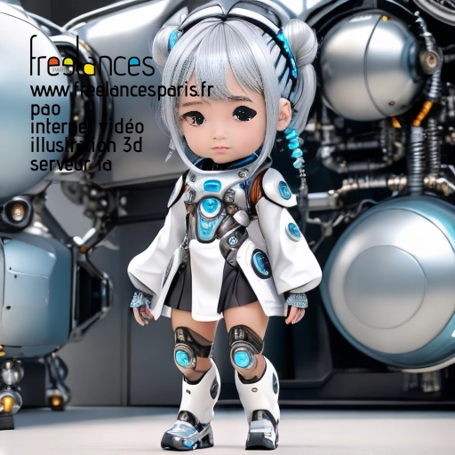 Pao mise en page internet vidéo illustration 3d serveur IA générative AI freelance paris studio de création magazines QUDBB2H0